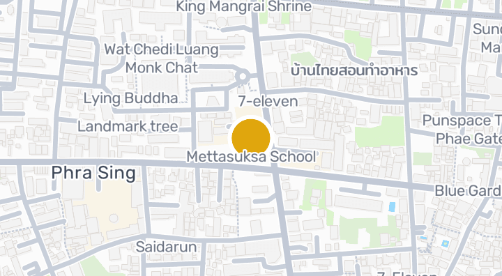 Map showing Mettasuksa School