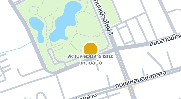 แผนที่แสดงฟิตเนส สวนสาธารณะ แหลมฉบัง
