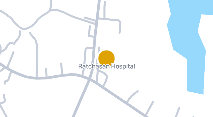 แผนที่แสดงโรงพยาบาลราชสาส์น
