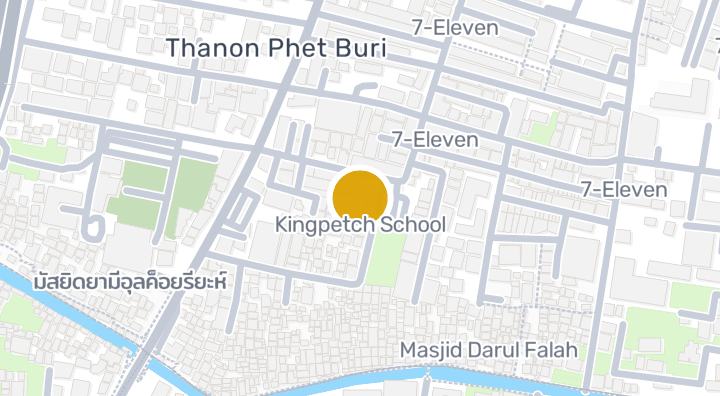 Map showing Kingpetch School