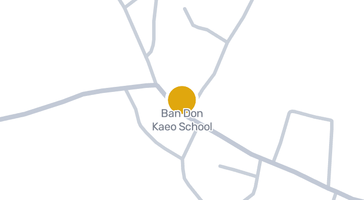 แผนที่แสดงโรงเรียนบ้านดอนแก้ว