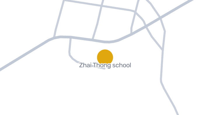 แผนที่แสดงโรงเรียนบ้านไทรทอง