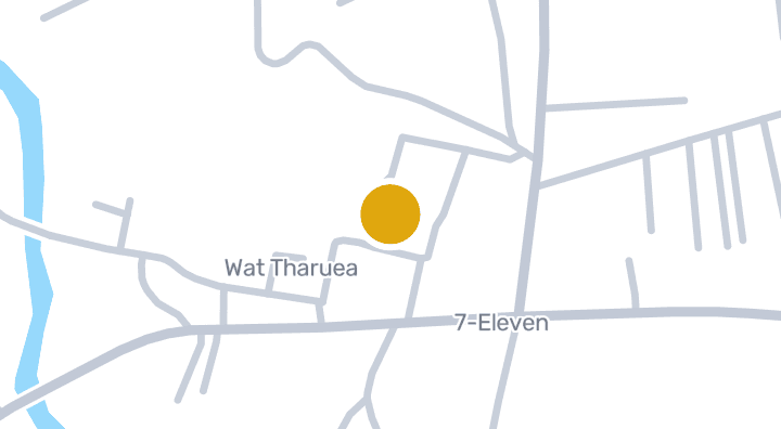 显示Wat Tharuea School的地图