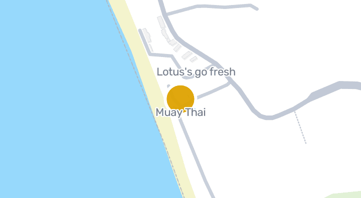 แผนที่แสดงMuay Thai