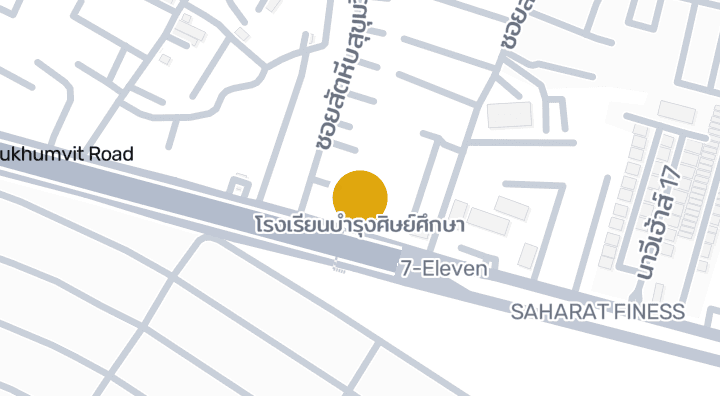 แผนที่แสดงโรงเรียนบำรุงศิษย์ศึกษา