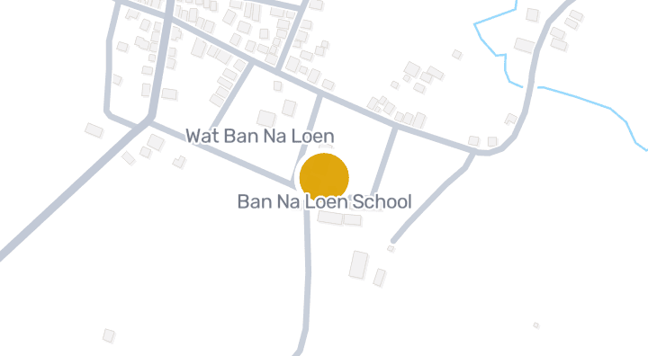 แผนที่แสดงโรงเรียนบ้านนาเลิน