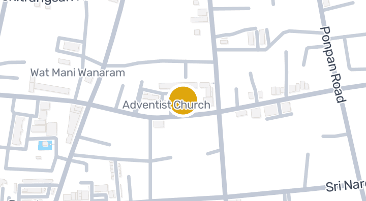 แผนที่แสดงUbon Adventist International School