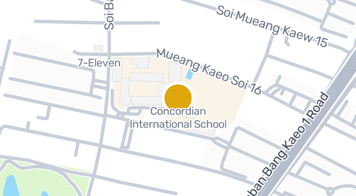 Map showing Concordian International School