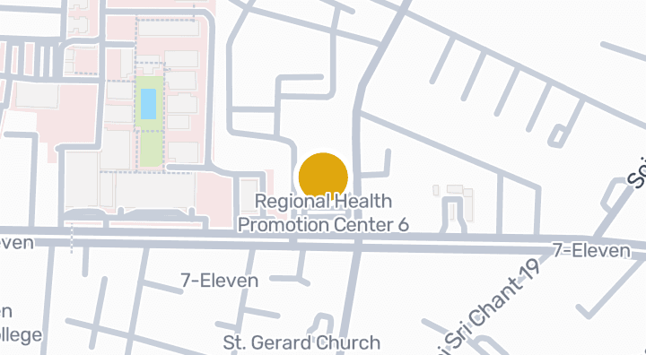 显示Regional Health Promotion Center 6的地图