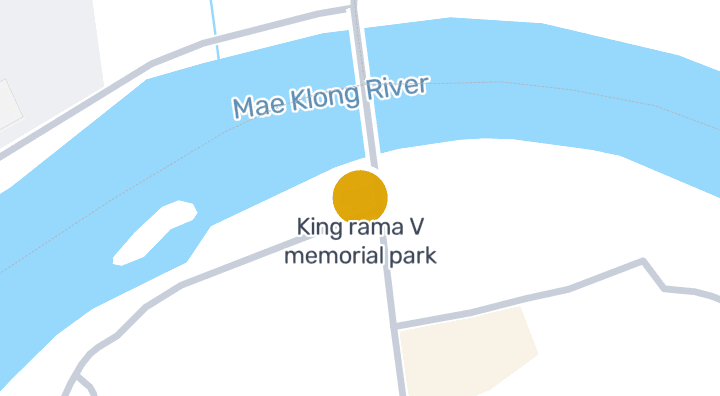 显示King rama V memorial park的地图