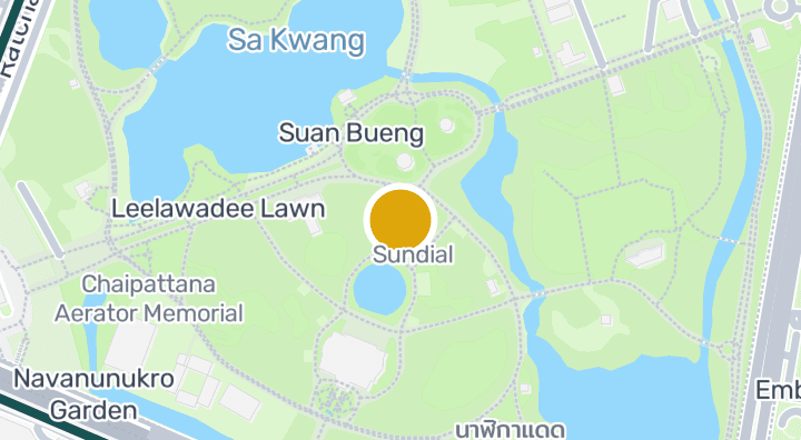 Map showing Lumphini Park