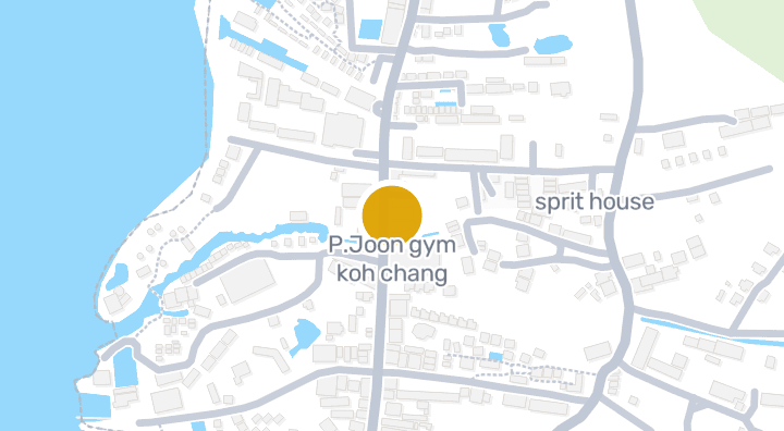แผนที่แสดงP.Joon gym koh chang