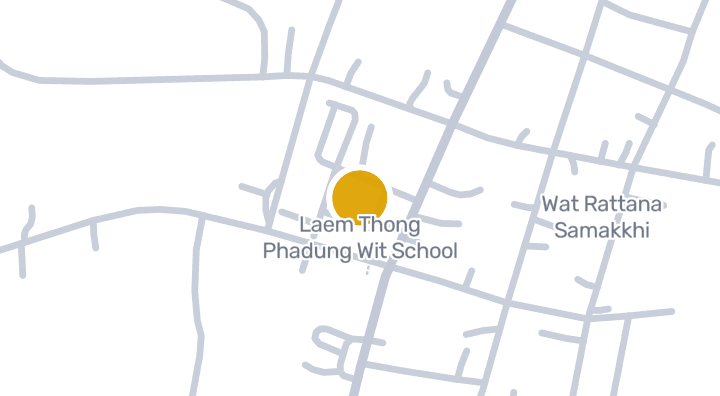 แผนที่แสดงโรงเรียนแหลมทองผดุงวิทย์