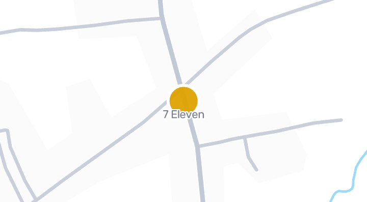 แผนที่แสดง7 Eleven