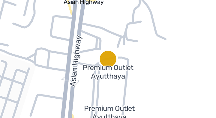 显示Premium Outlet Ayutthaya的地图