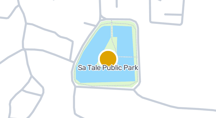 แผนที่แสดงสวนสาธารณะสระทะเล