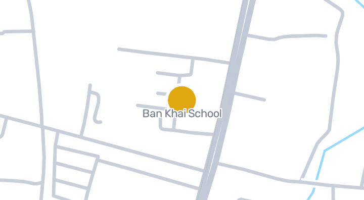 显示Ban Khai School的地图