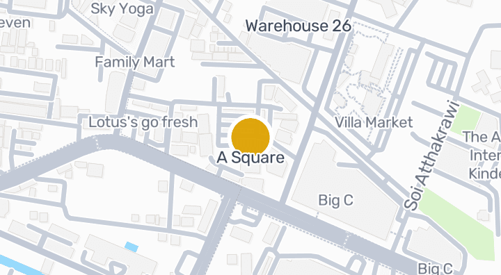Map showing A Square
