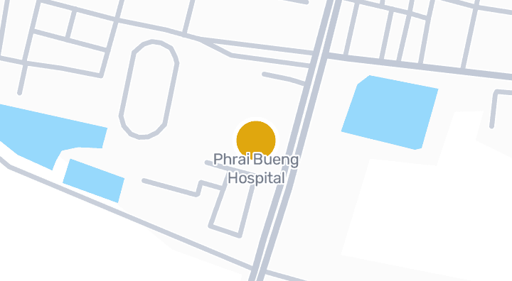 แผนที่แสดงโรงพยาบาลไพรบึง