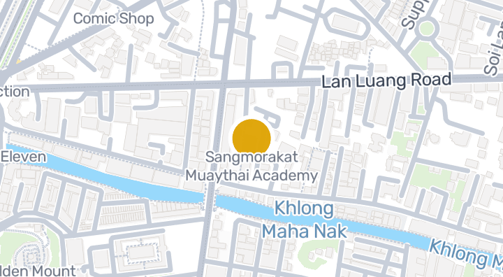 Карта с Sangmorakat Muaythai Academy
