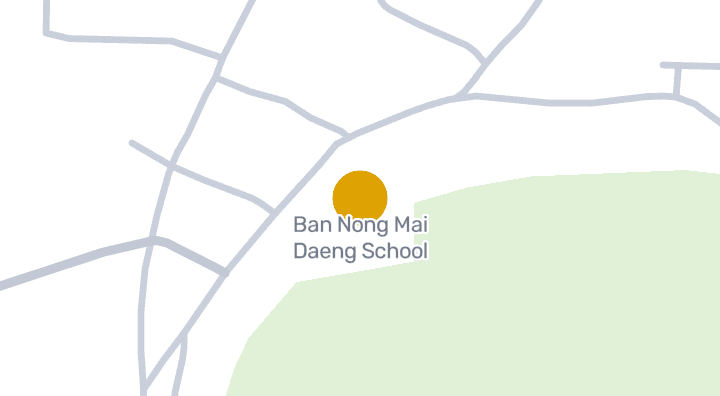 แผนที่แสดงโรงเรียนบ้านหนองไม้แดง