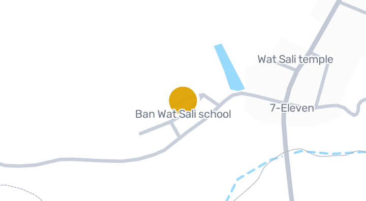 แผนที่แสดงโรงเรียนบ้านสาลี่