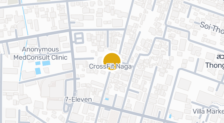 Map showing CrossFit Naga