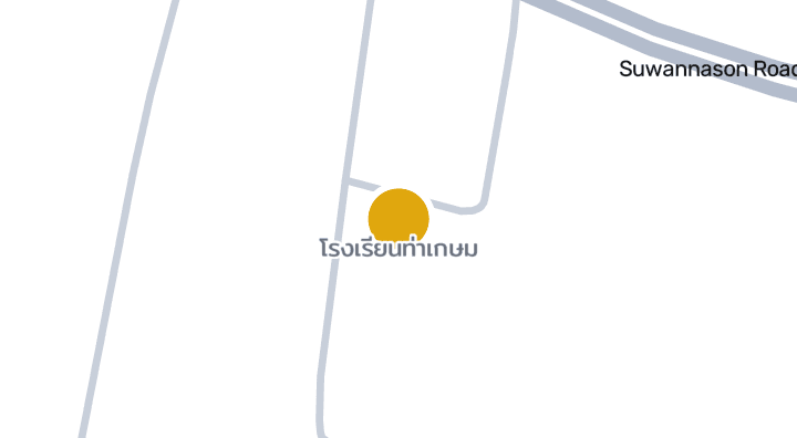 Map showing โรงเรียนท่าเกษม