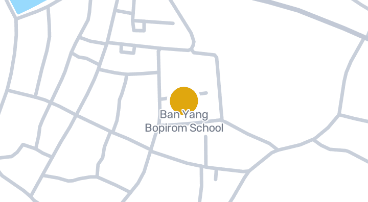 แผนที่แสดงBan Yang Bopirom School