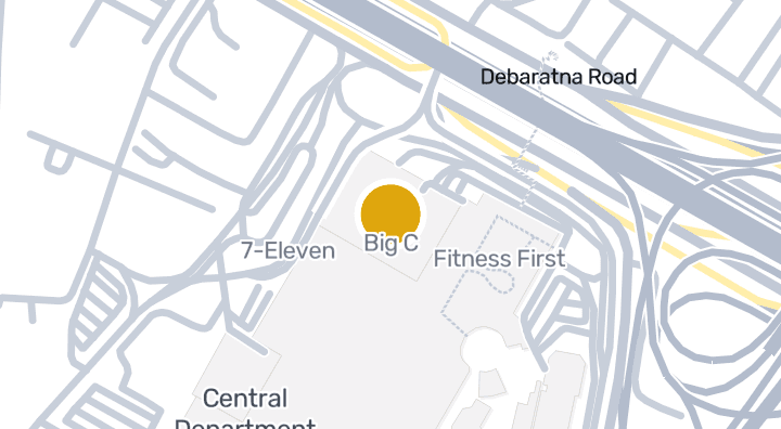 Map showing Big C
