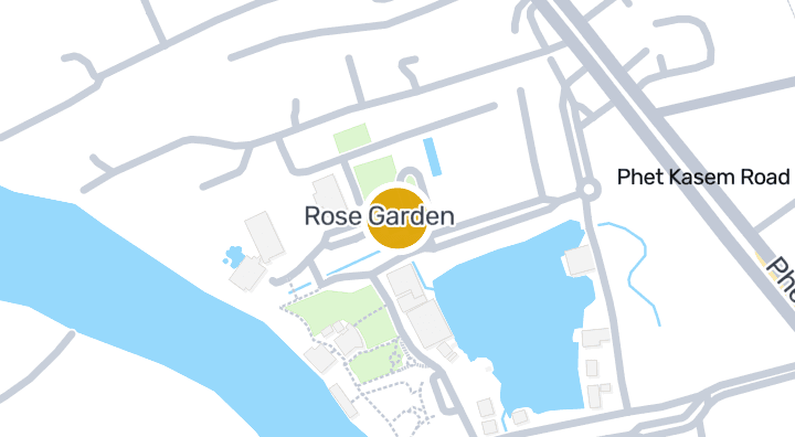 显示Vegetable Garden的地图