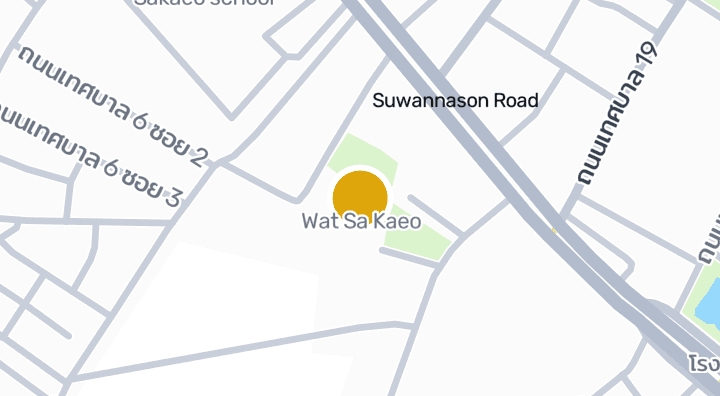 Map showing สวนป่าวัดสระแก้ว