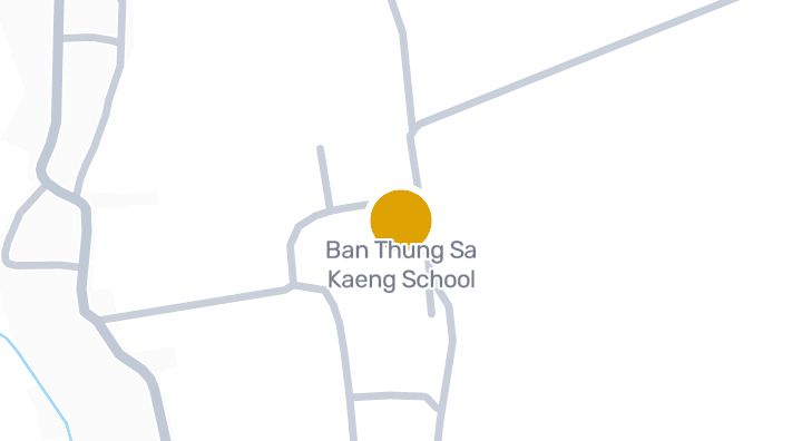 Map showing Ban Thung Sa Kaeng School