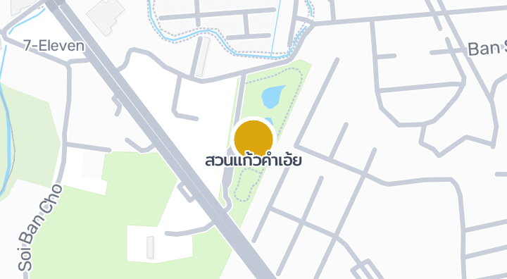 Map showing สวนแก้วคำเอ้ย