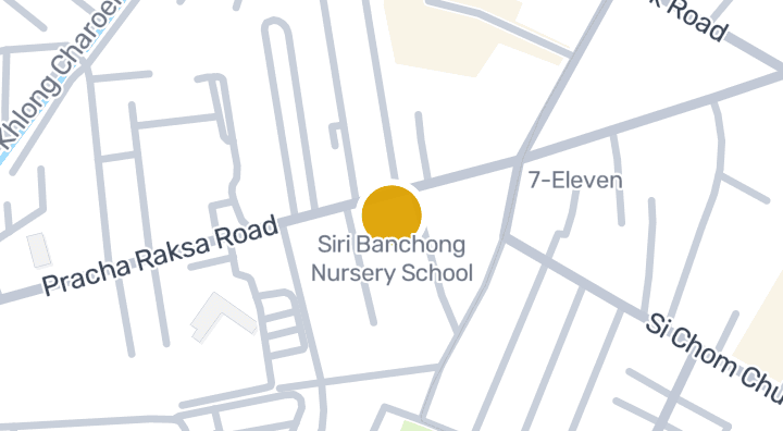 Map showing Siri Banchong Nursery School