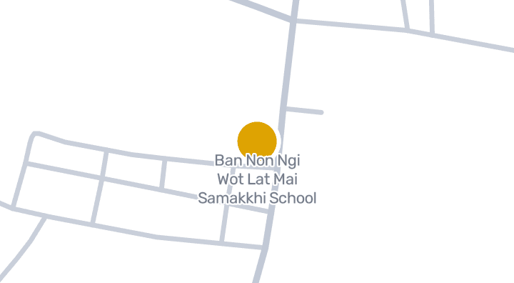 แผนที่แสดงโรงเรียนบ้านโนนงิวดลาดใหม่สามัคคี