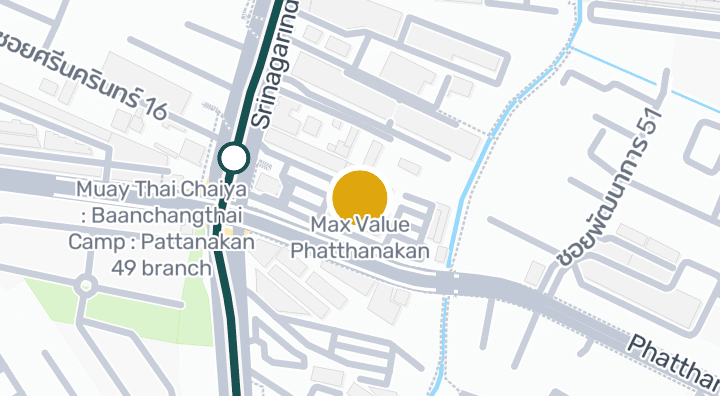 Map showing Max Value Phatthanakan