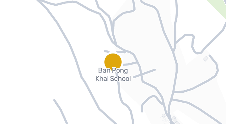 Carte montrant Ban Pong Khai School