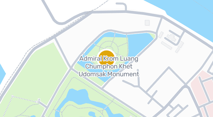 แผนที่แสดงสวนจ้าวทะเล