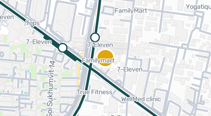 Map showing Dirty B Fitness