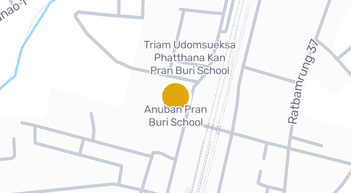 显示Anuban Pran Buri School的地图