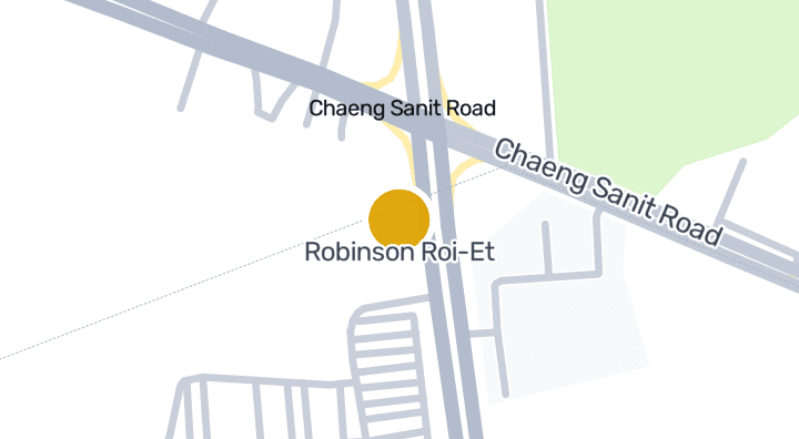 แผนที่แสดงRobinson Roi-Et