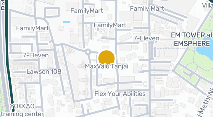 Map showing MaxValu Tanjai