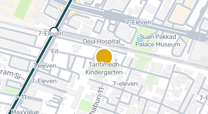 Map showing Tantimedh Kindergarten