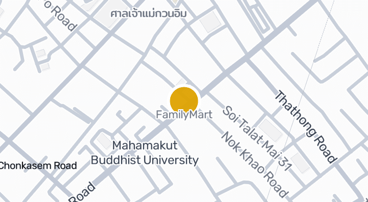 แผนที่แสดงFamilyMart