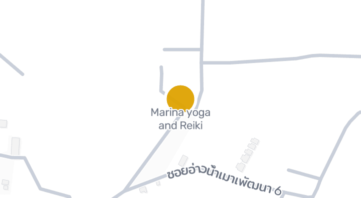 Map showing Marina yoga and Reiki