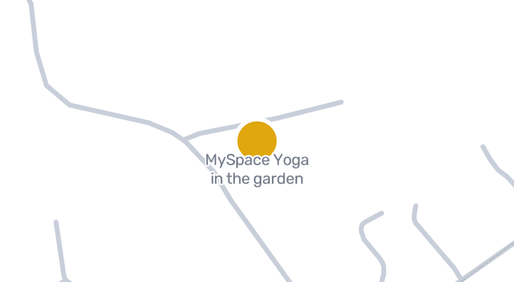 显示MySpace Yoga in the garden的地图