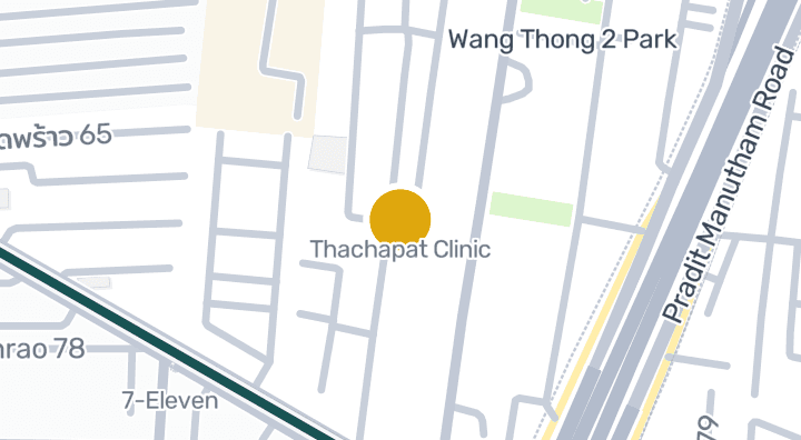 Map showing Thachapat Clinic