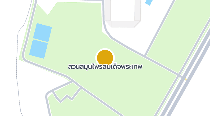 显示สวนสมุนไพรสมเด็จพระเทพ的地图