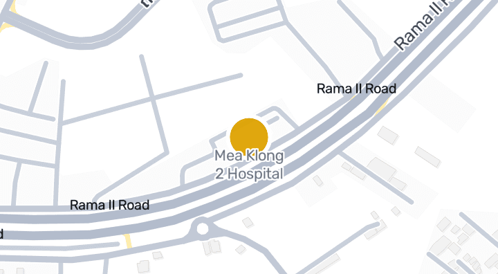 显示Mea Klong 2 Hospital的地图